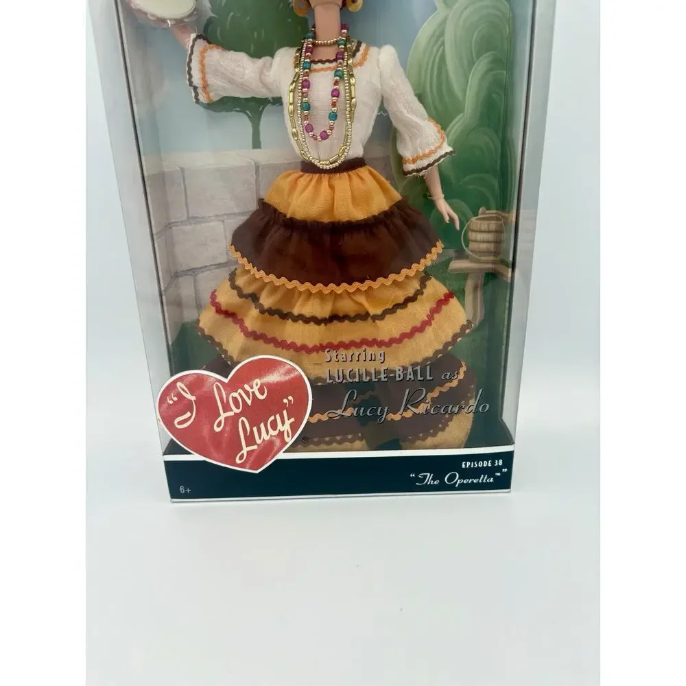 NEW IN BOX I Love Lucy Mattel Barbie Collector Doll Episode 38 The Operetta